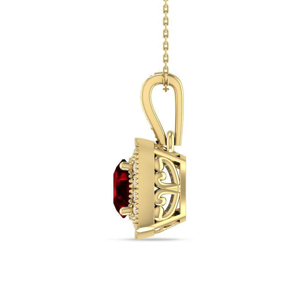 Yellow Gold - Ruby