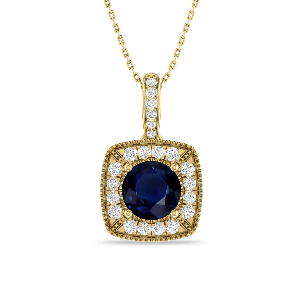 Yellow Gold - Sapphire