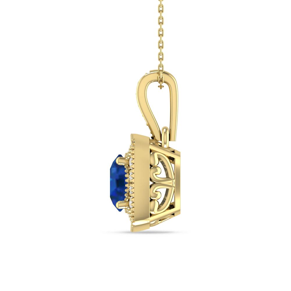 Yellow Gold - Sapphire