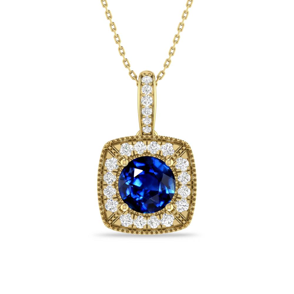 Yellow Gold - Sapphire
