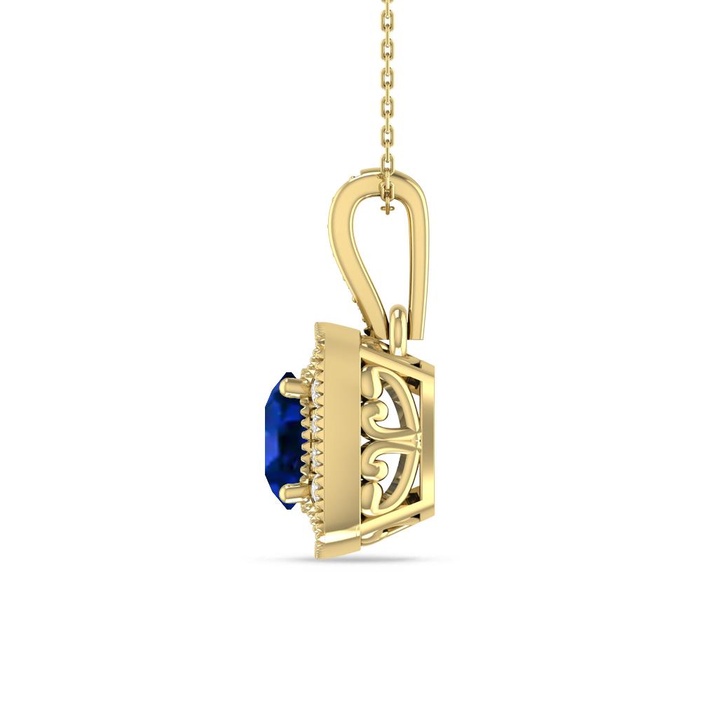 Yellow Gold - Sapphire