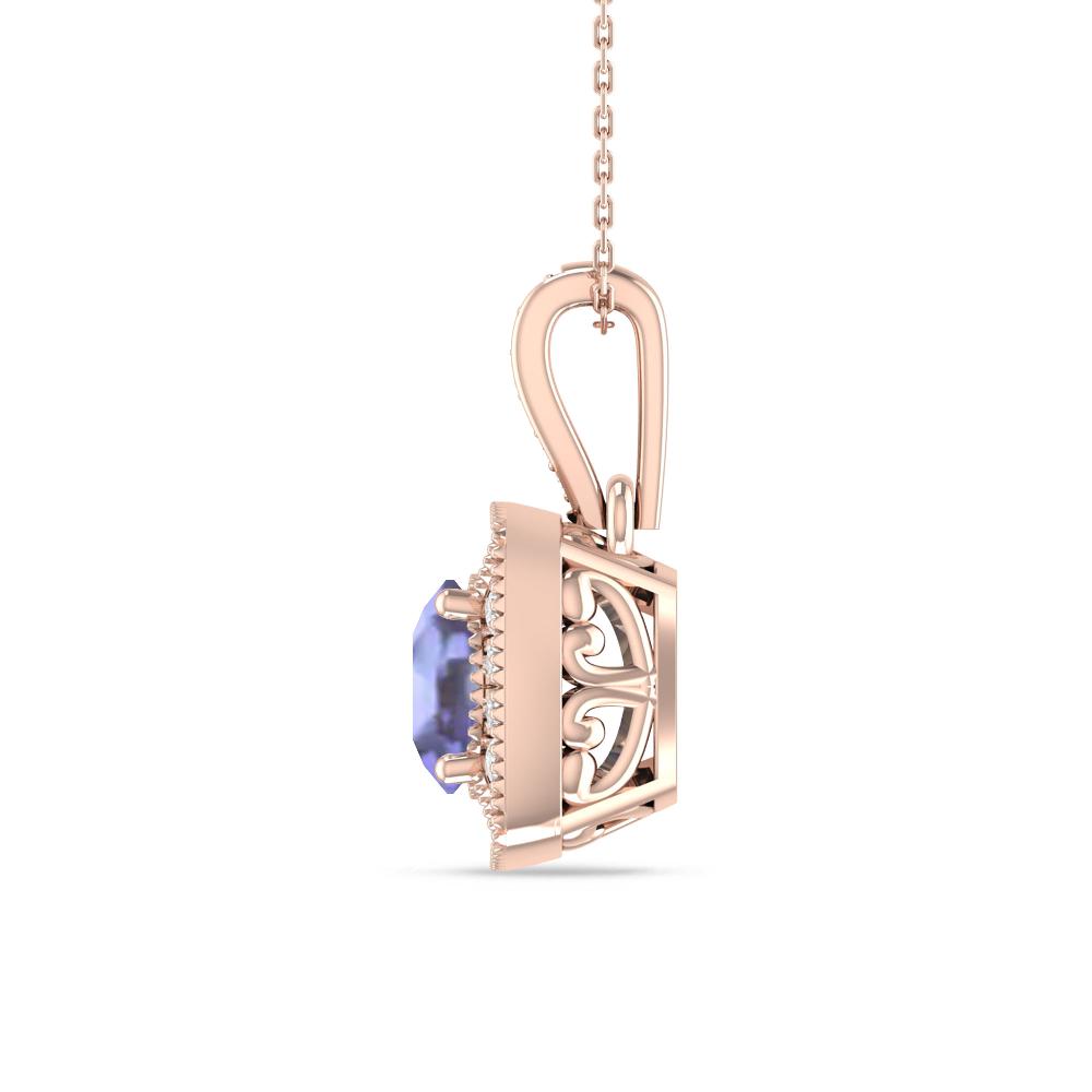 Rose Gold - Tanzanite