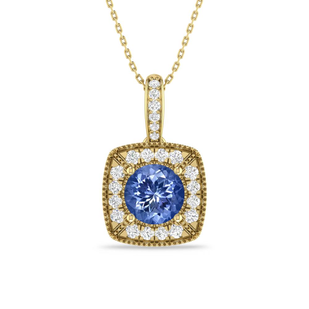 Yellow Gold - Tanzanite