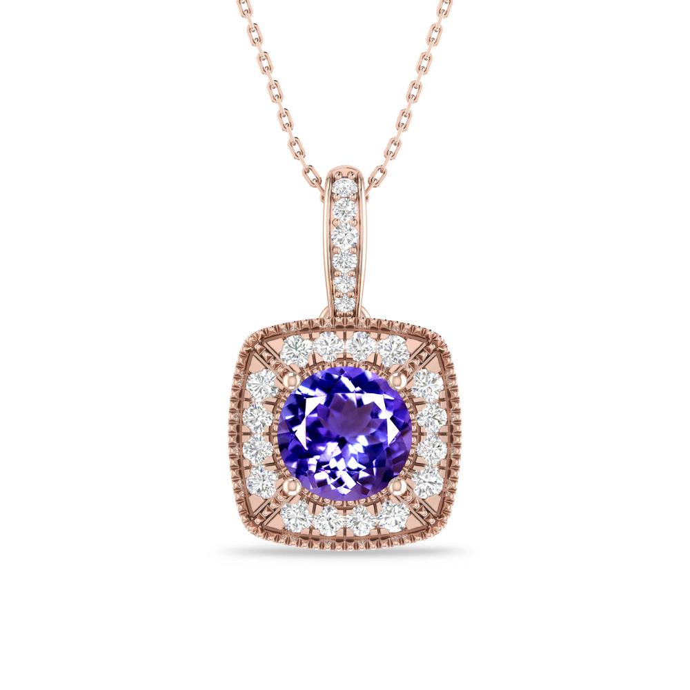 Rose Gold - Tanzanite
