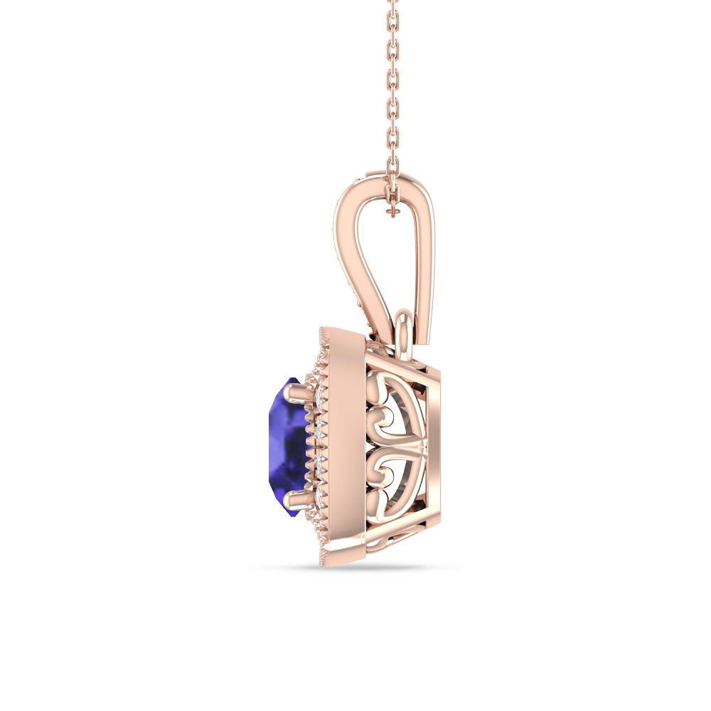 Rose Gold - Tanzanite