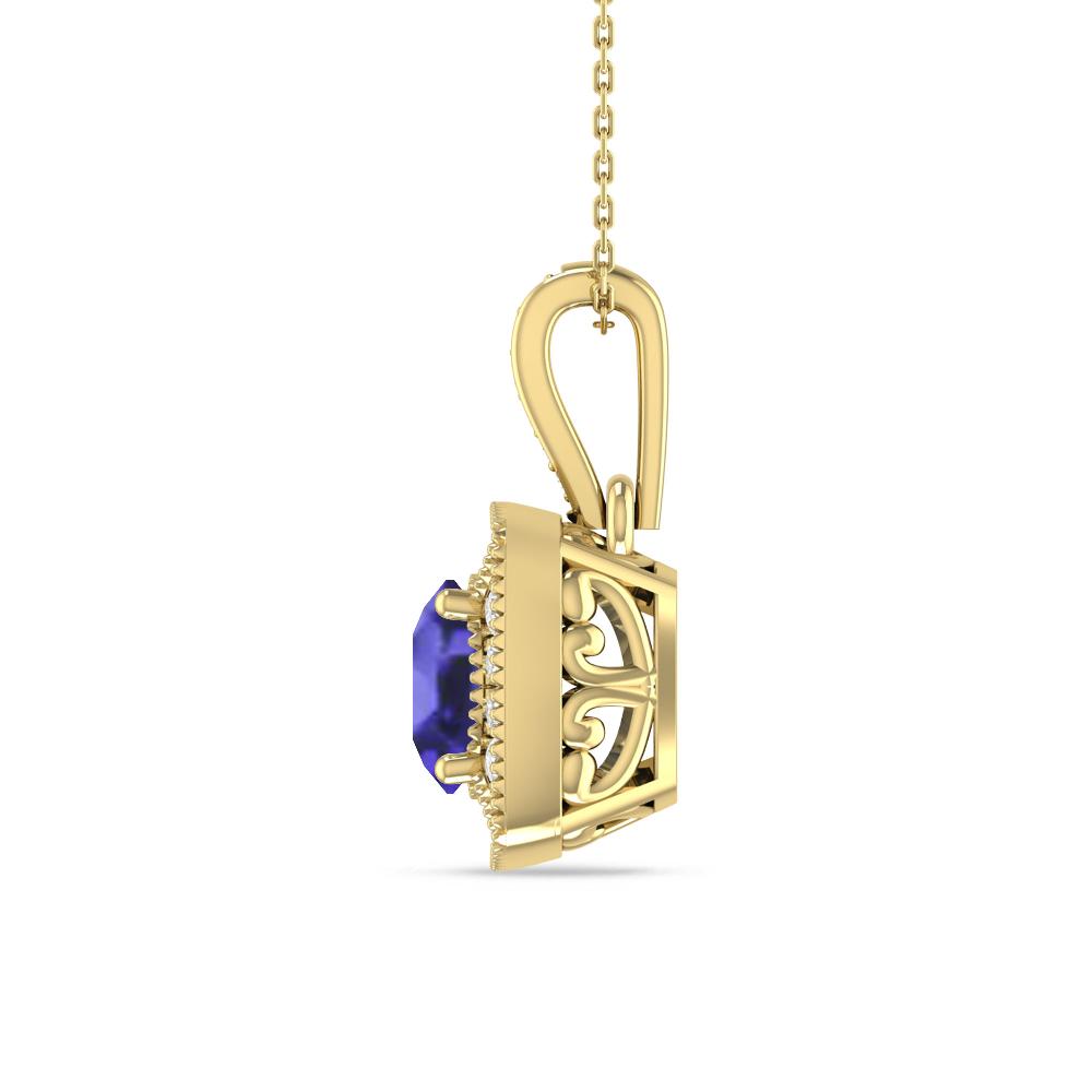 Yellow Gold - Tanzanite