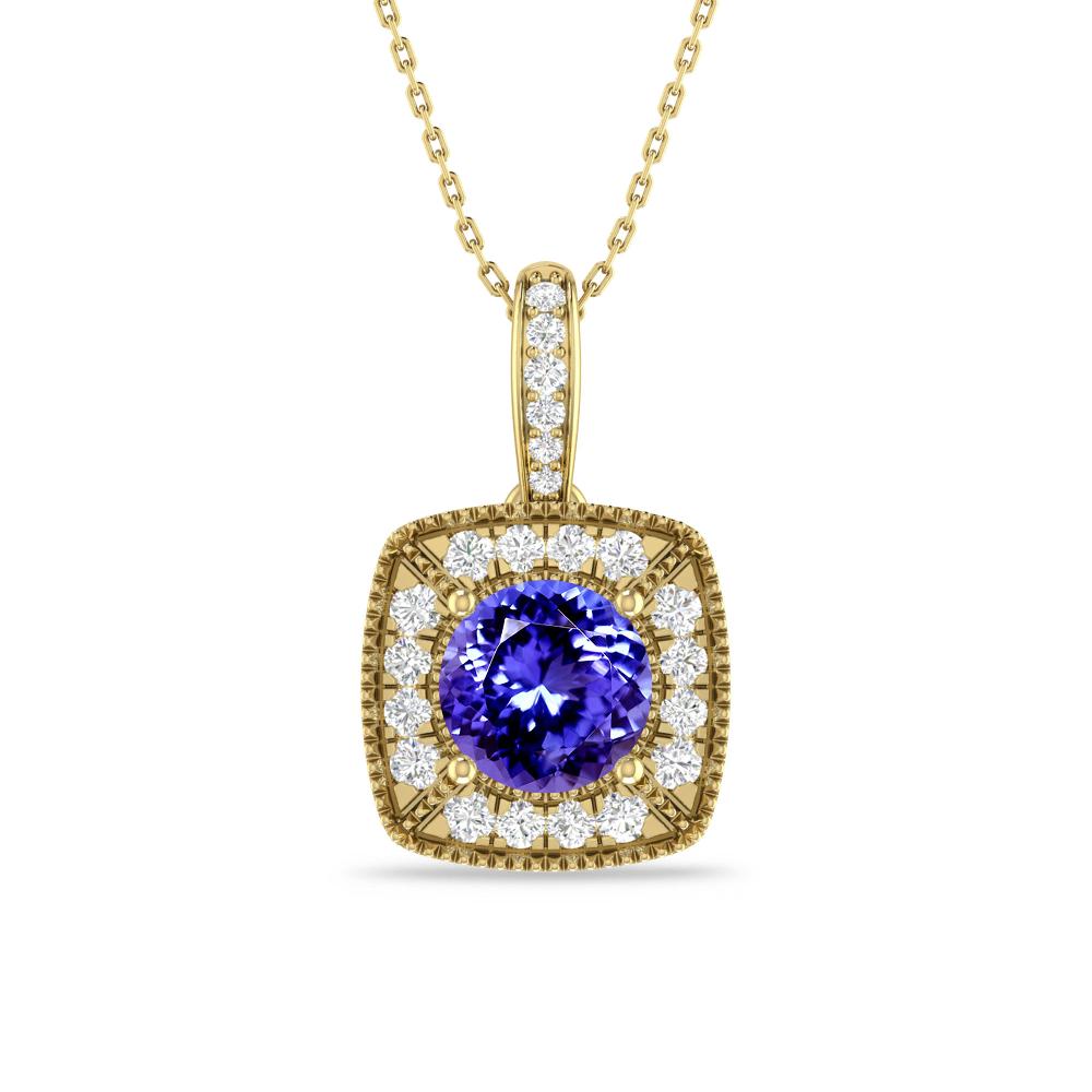 Yellow Gold - Tanzanite
