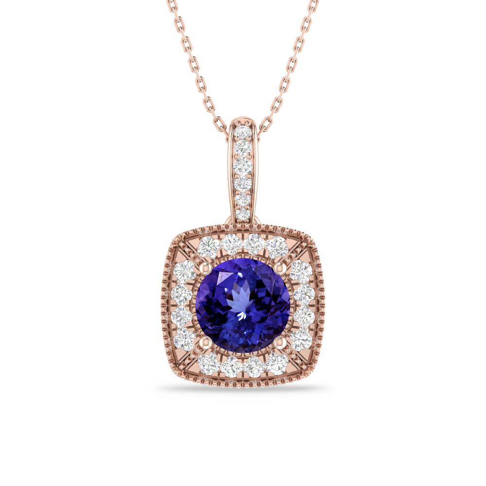 Rose Gold - Tanzanite