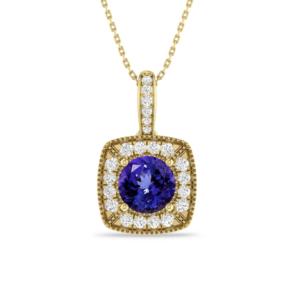 Yellow Gold - Tanzanite