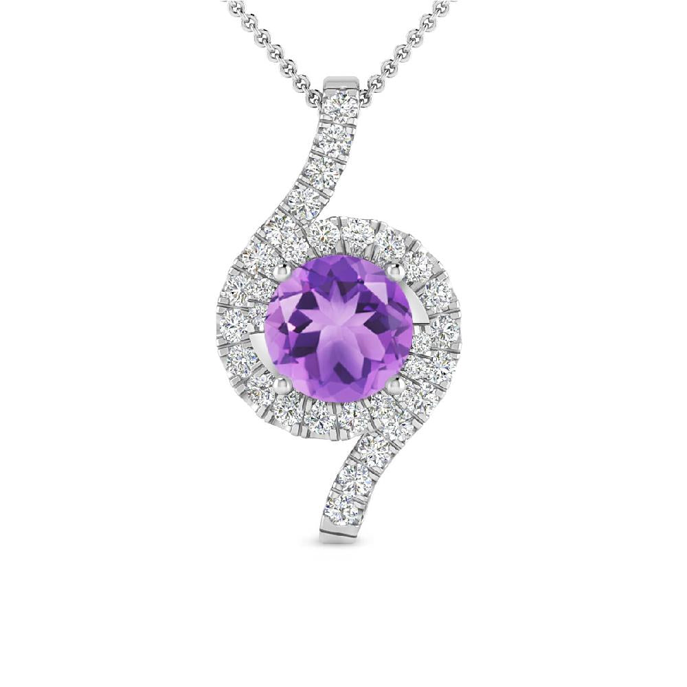 White Gold - Amethyst