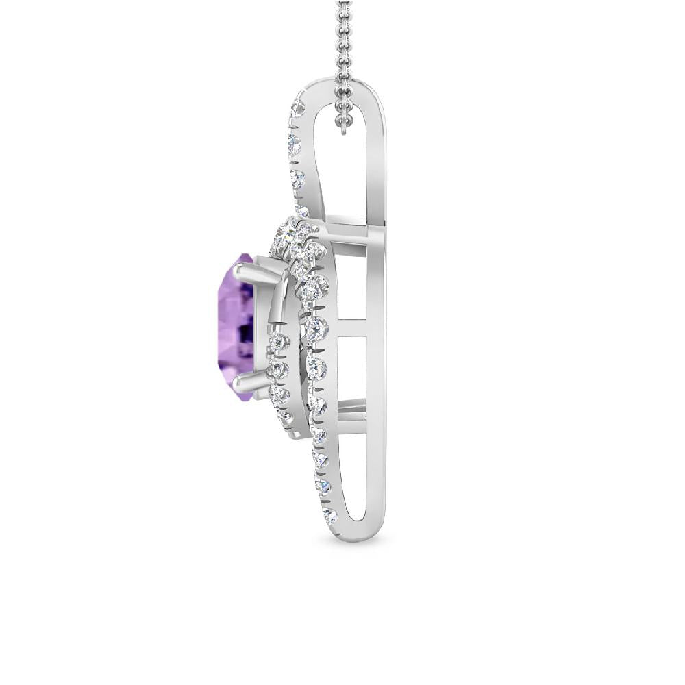 White Gold - Amethyst