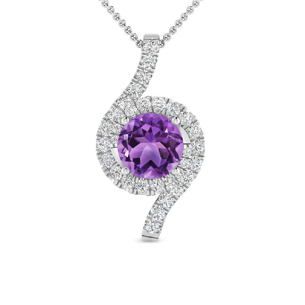 White Gold - Amethyst