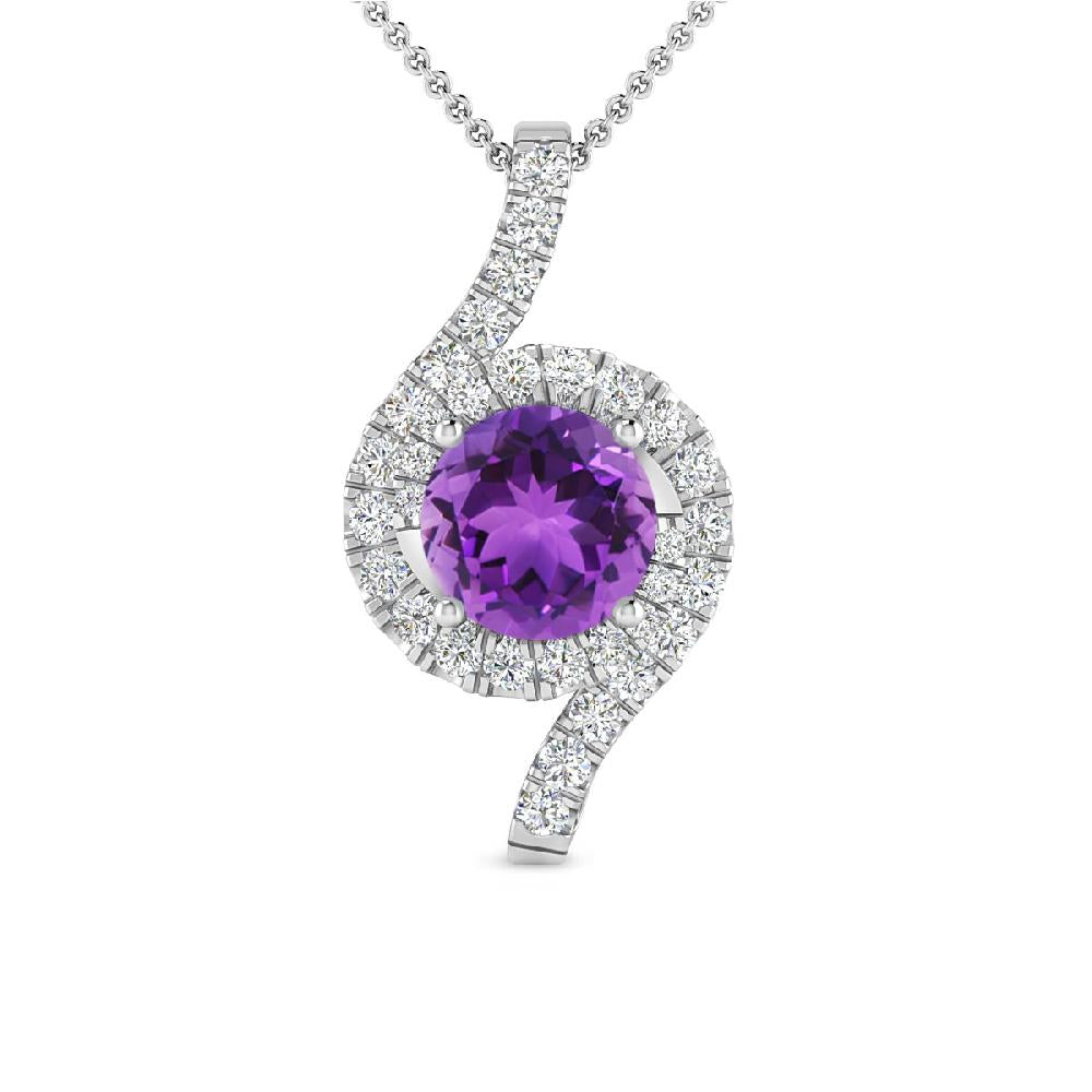 White Gold - Amethyst