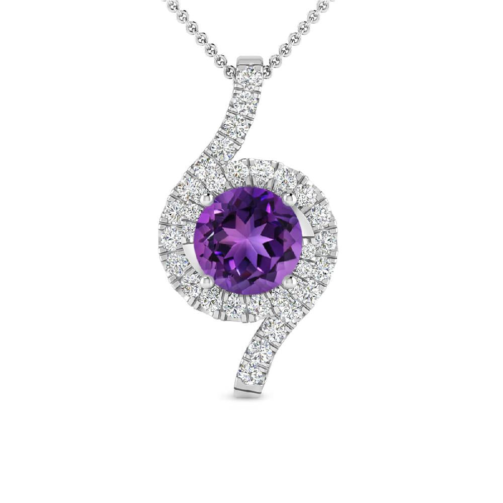 White Gold - Amethyst