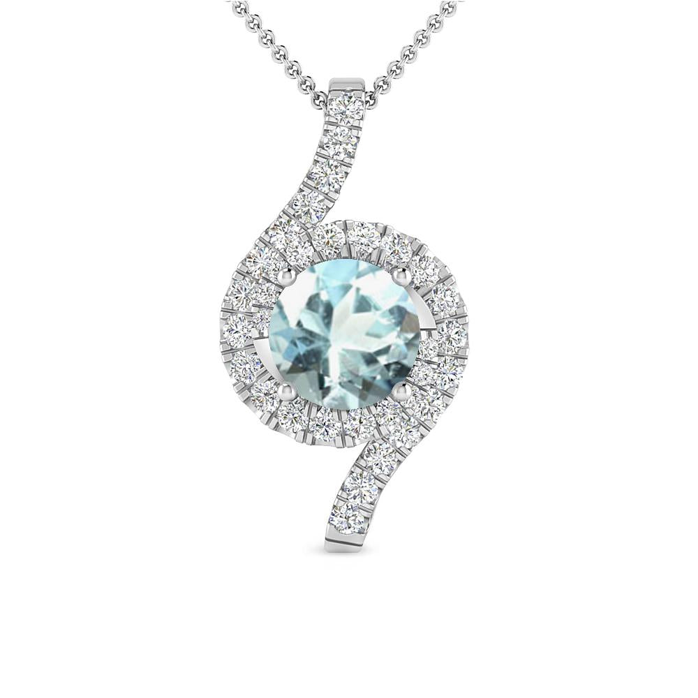 White Gold - Aquamarine