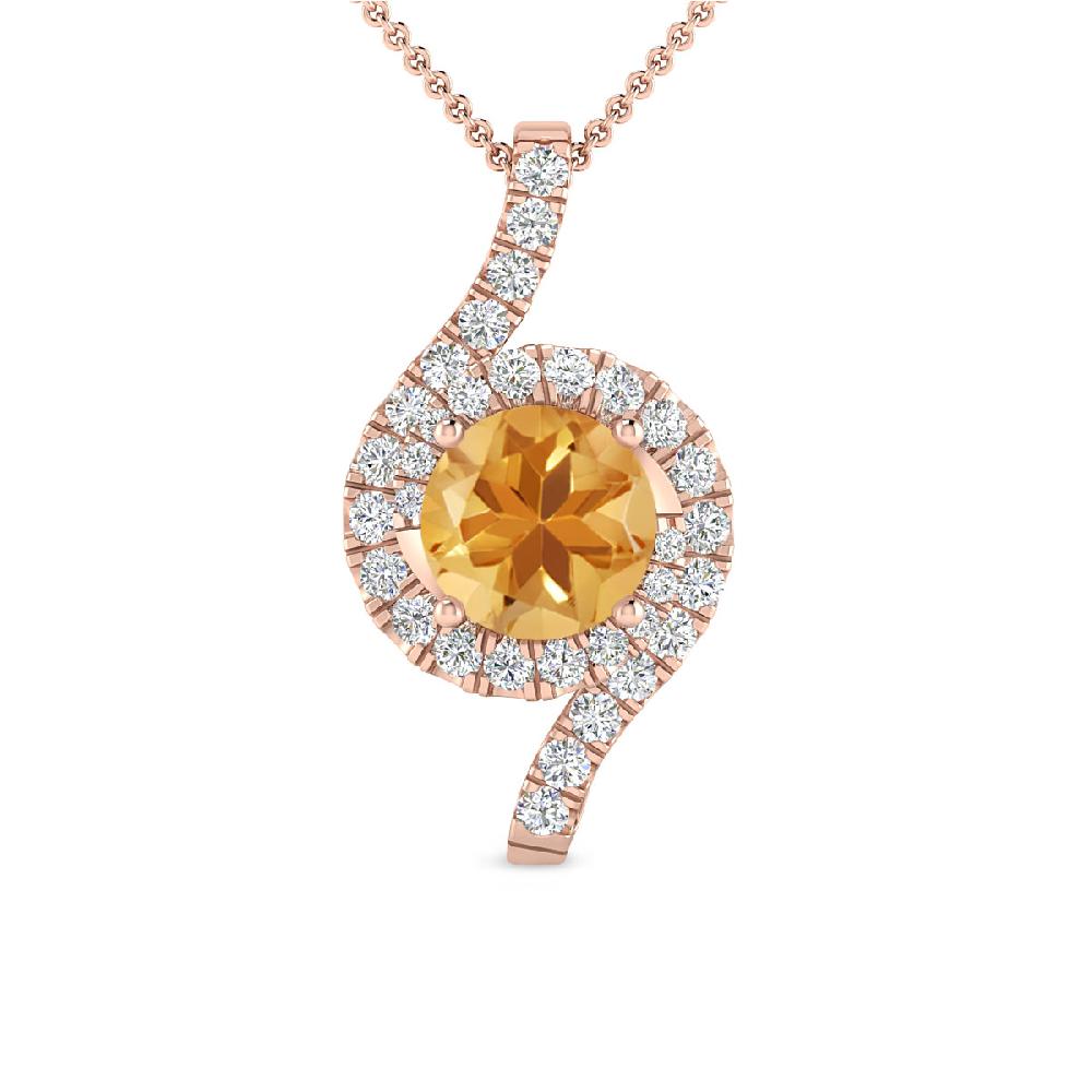 Rose Gold - Citrine