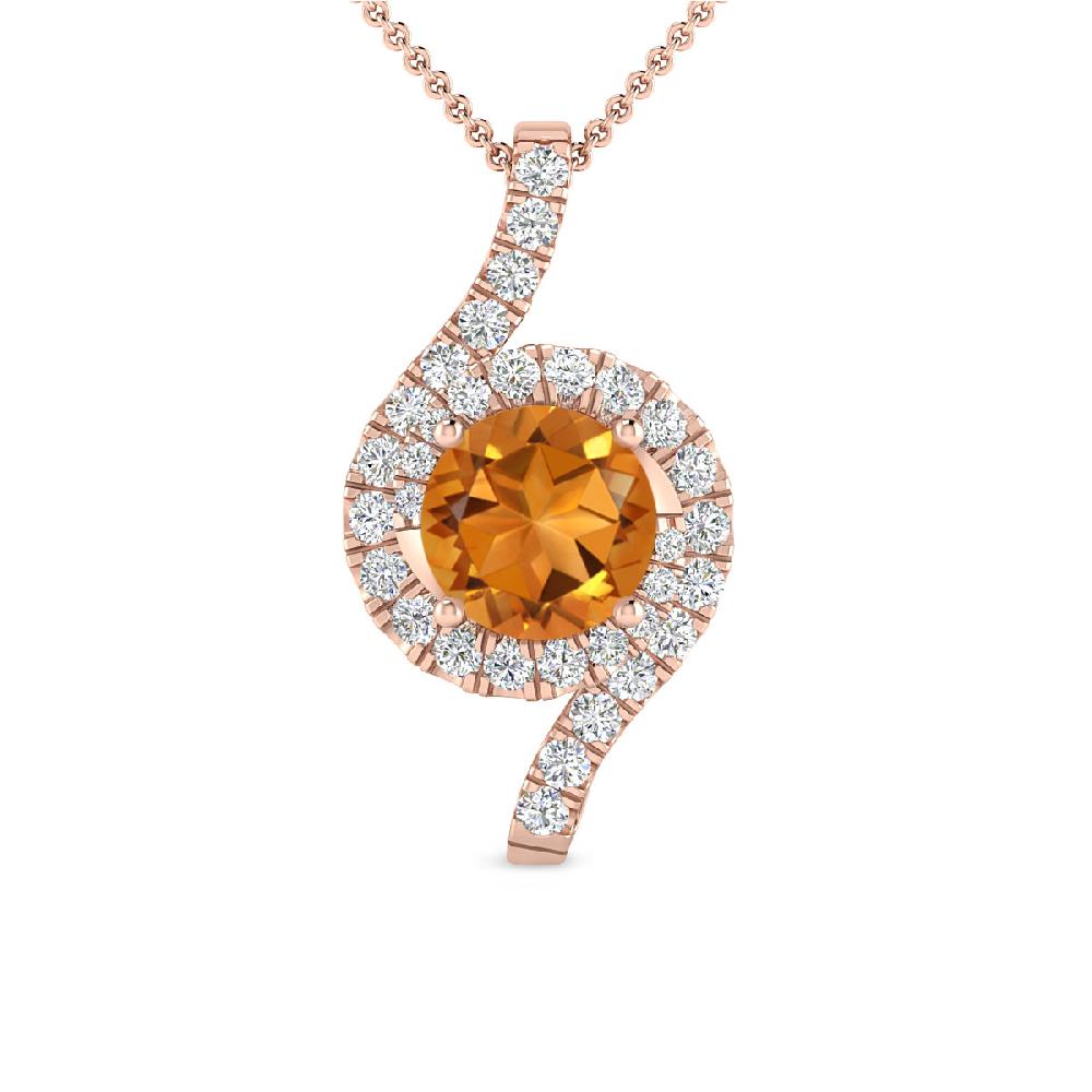 Rose Gold - Citrine