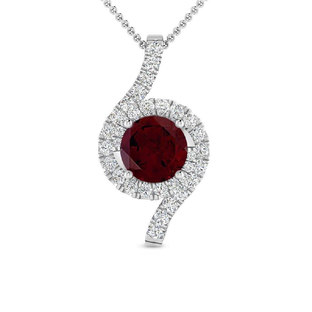 White Gold - Garnet