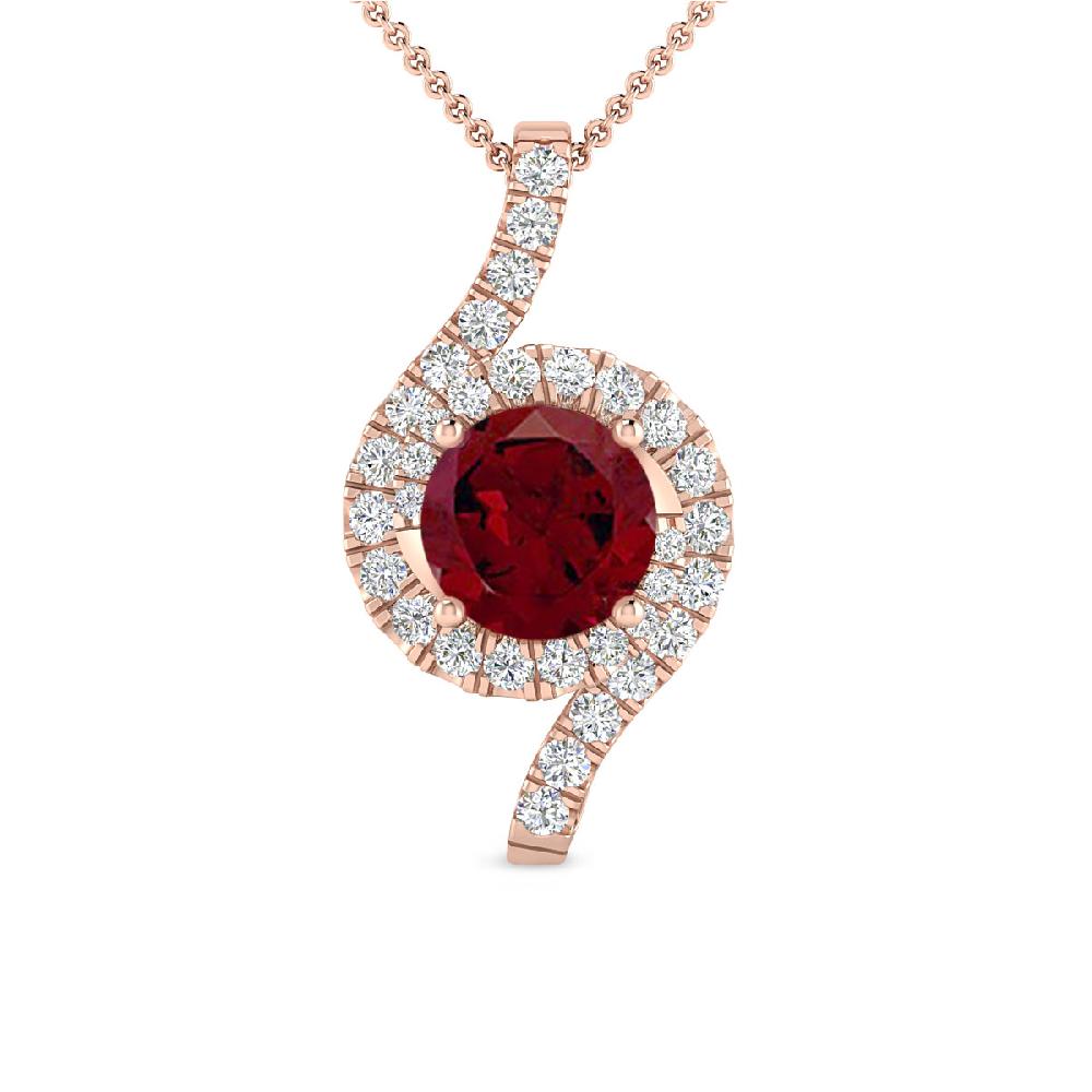 Rose Gold - Garnet