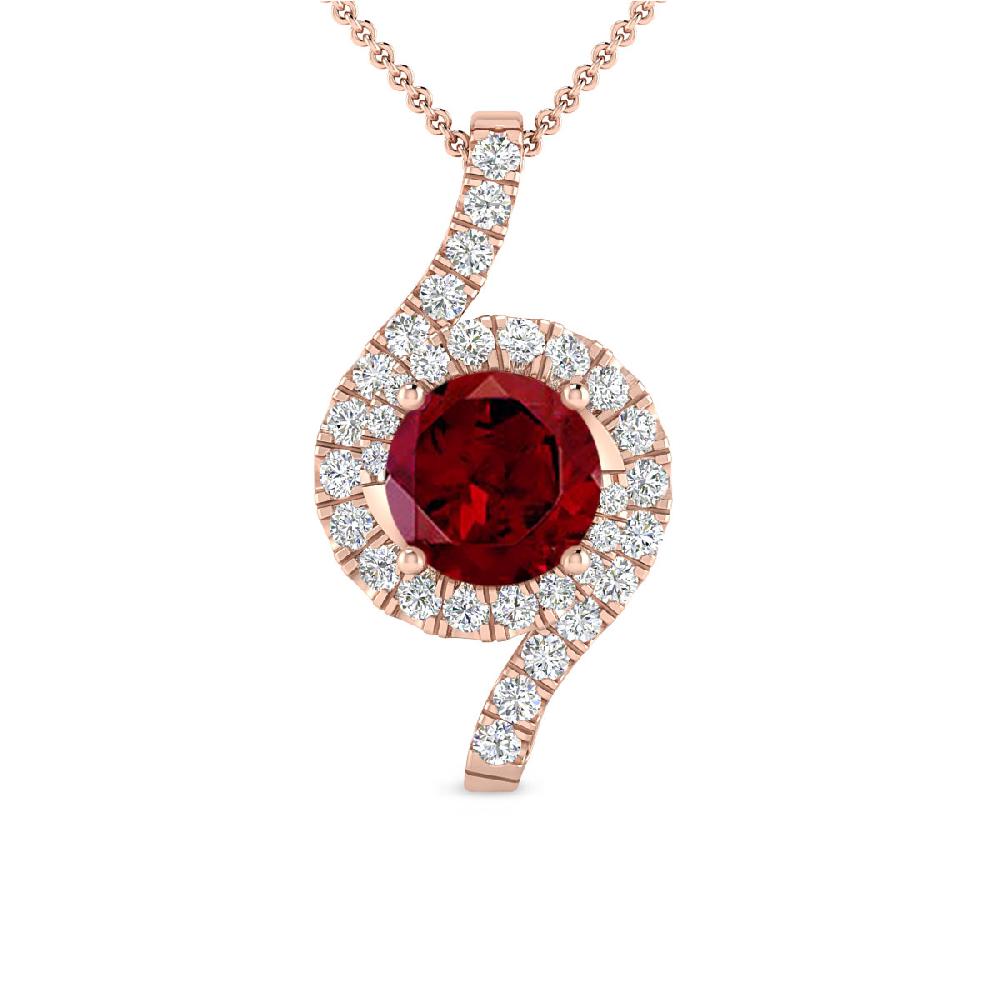 Rose Gold - Garnet