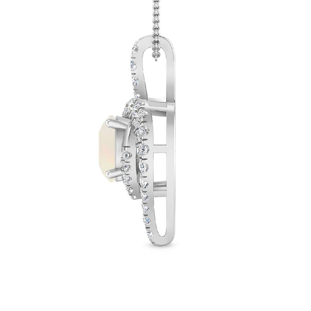White Gold - Opal