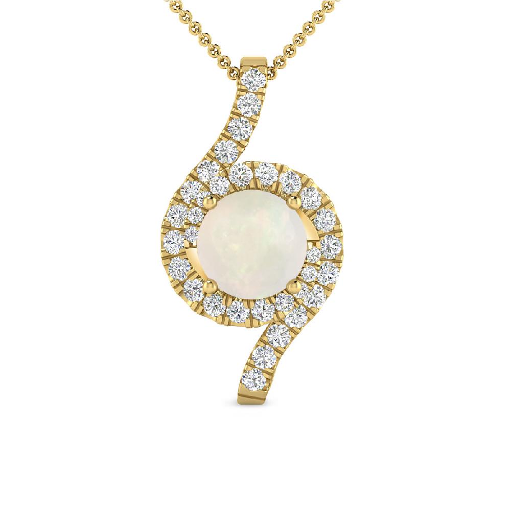 Yellow Gold - Opal