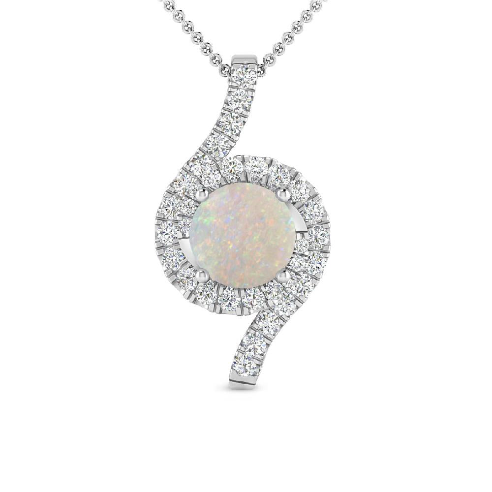 White Gold - Opal