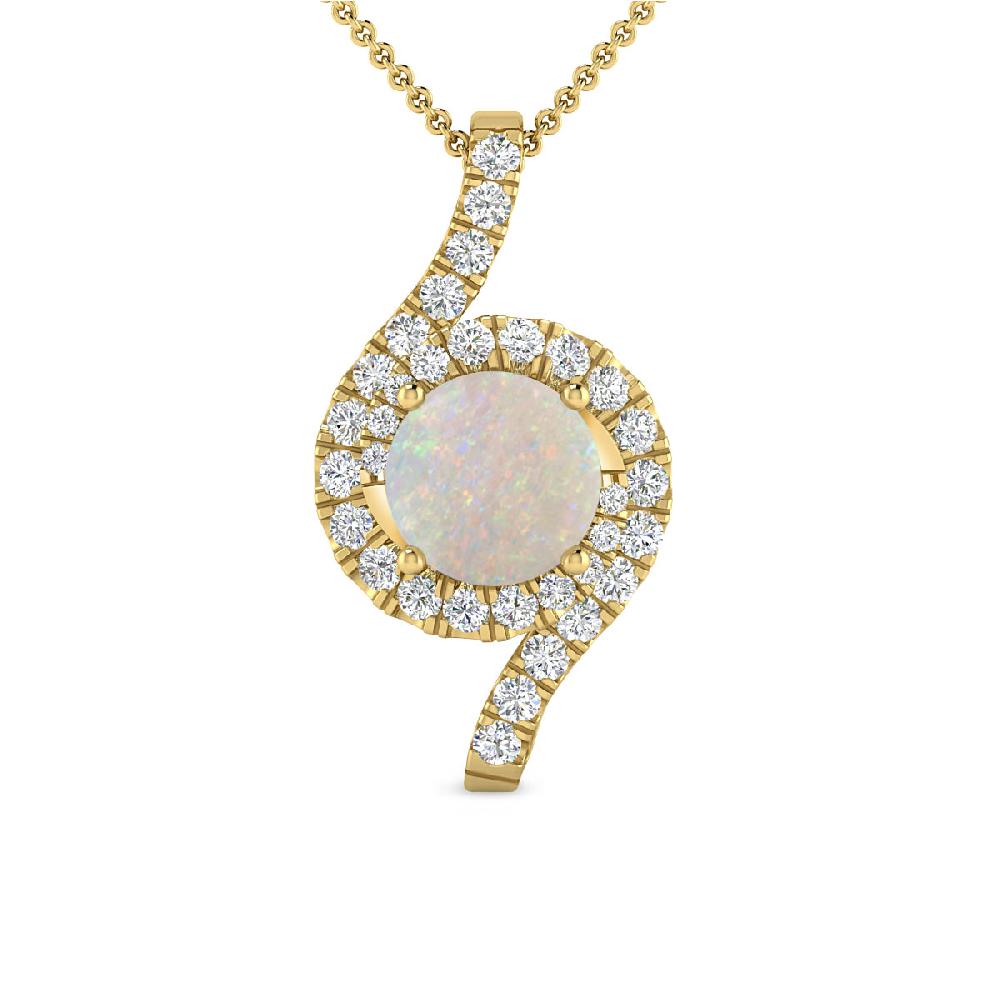 Yellow Gold - Opal