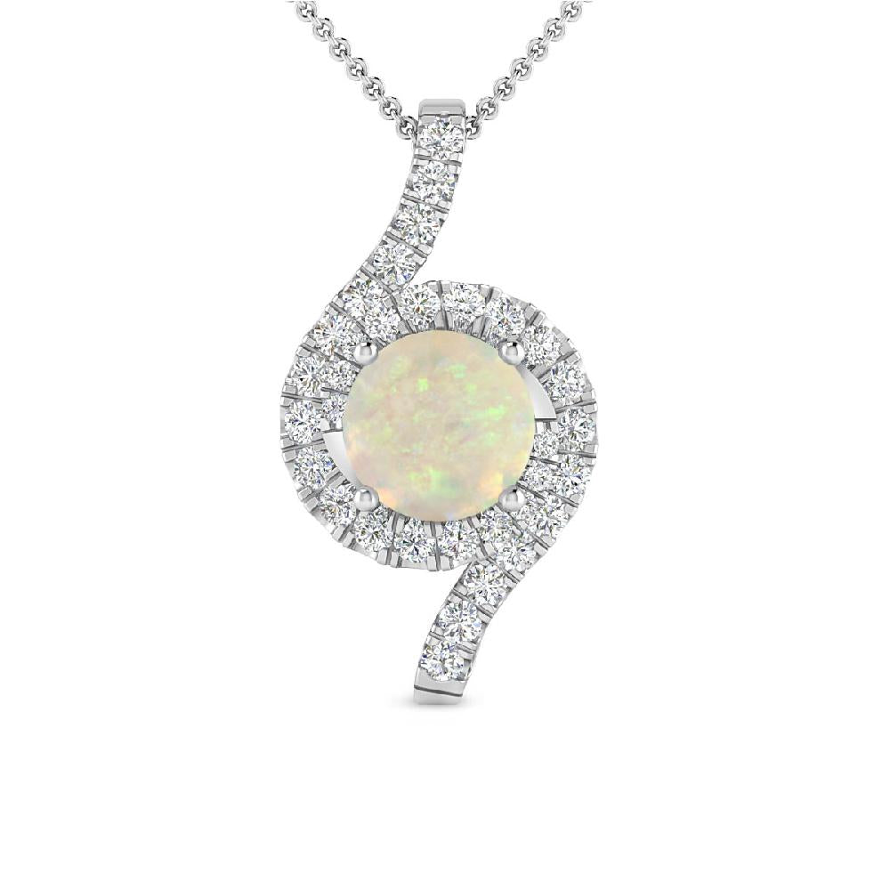 White Gold - Opal