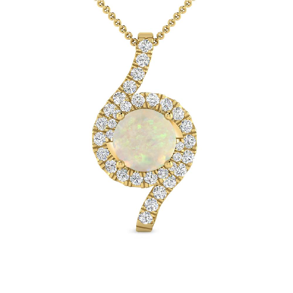 Yellow Gold - Opal