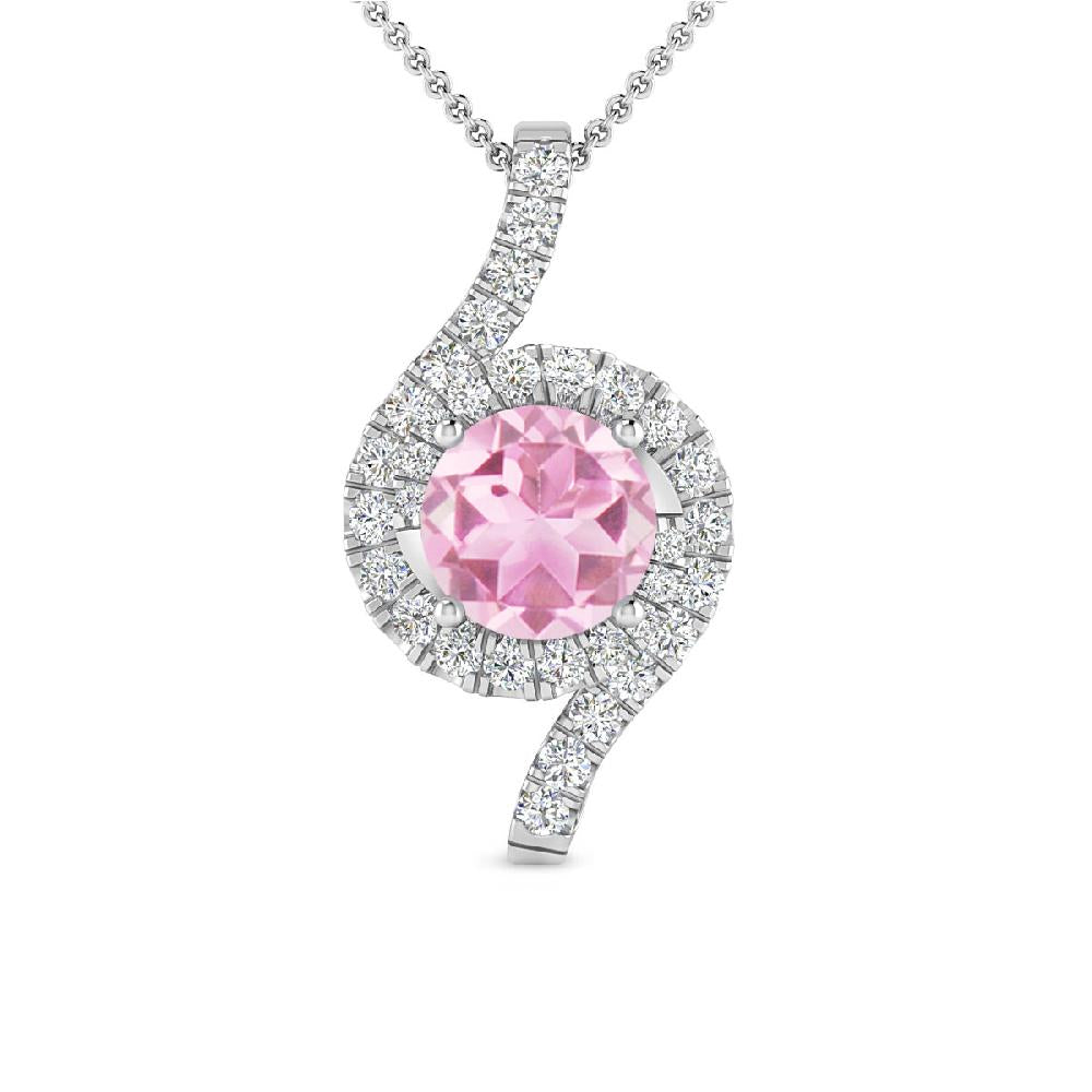 White Gold - Pink Tourmaline