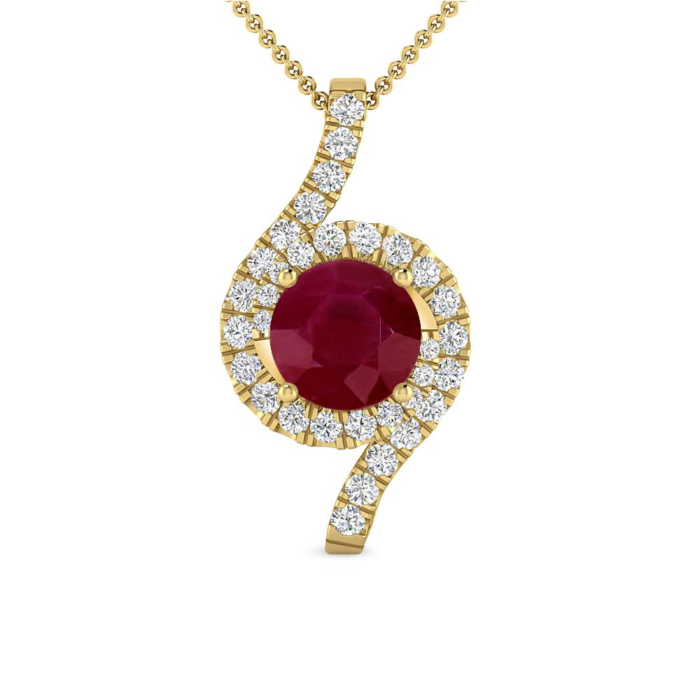 Yellow Gold - Ruby