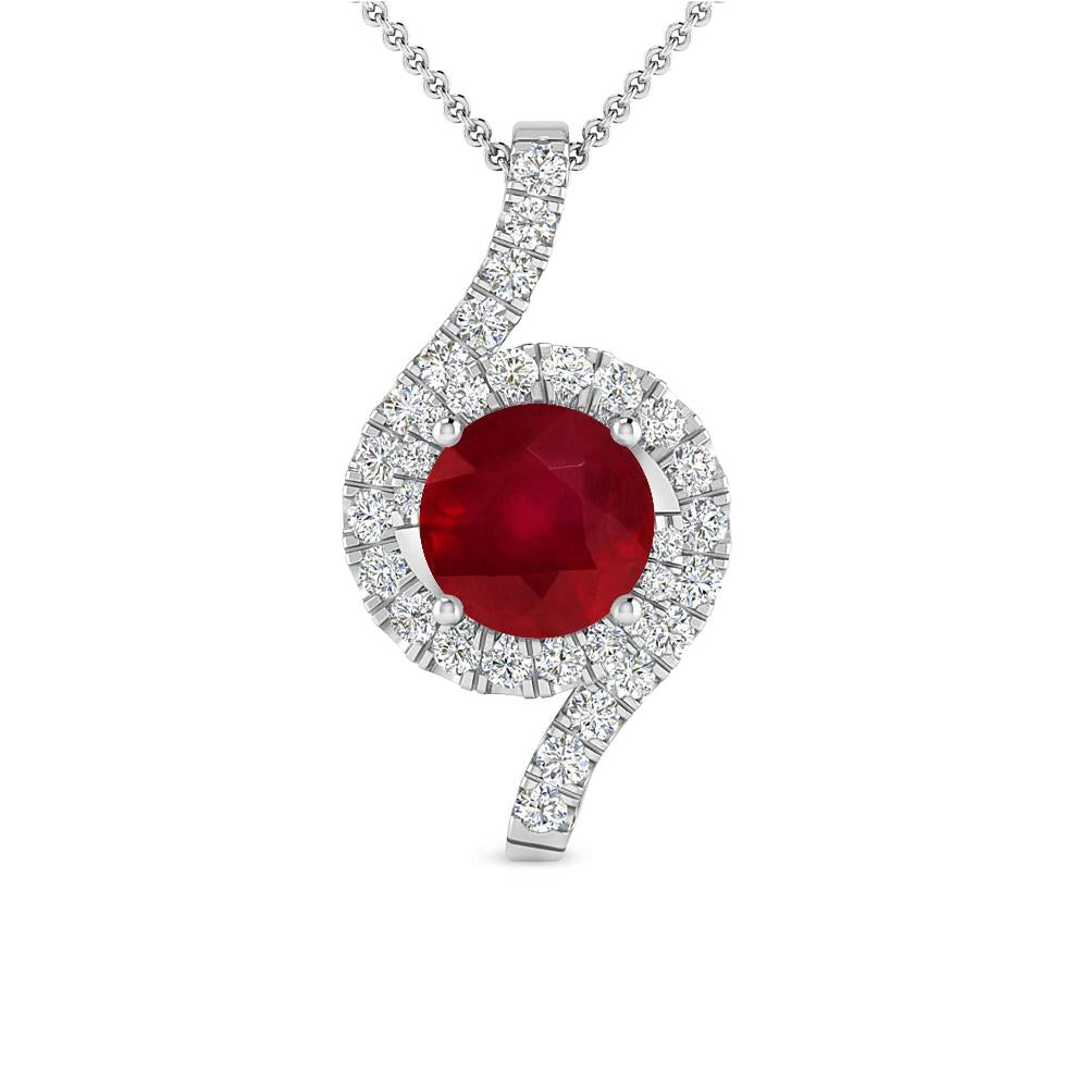 White Gold - Ruby