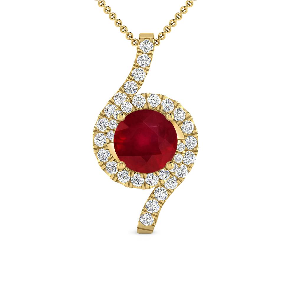 Yellow Gold - Ruby