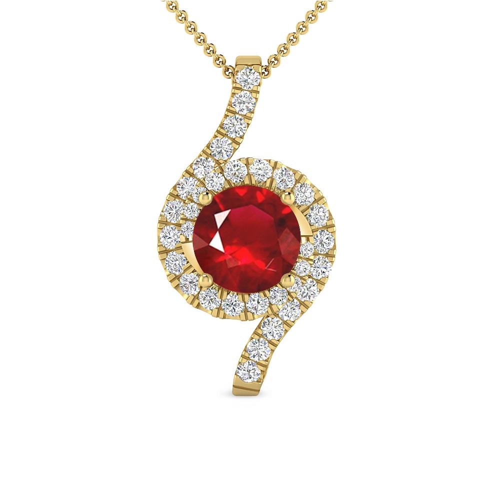 Yellow Gold - Ruby