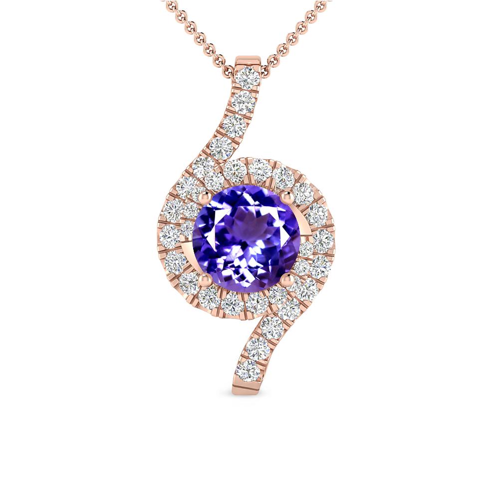 Rose Gold - Tanzanite