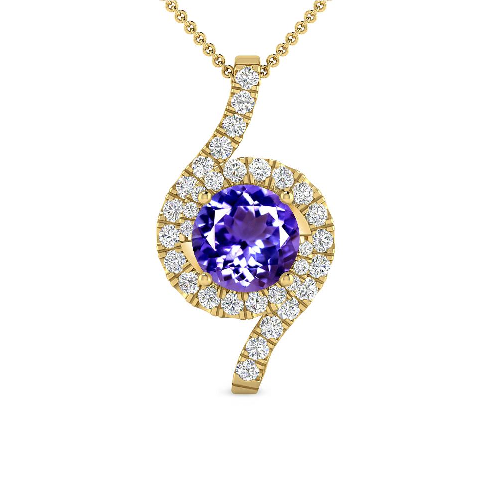 Yellow Gold - Tanzanite