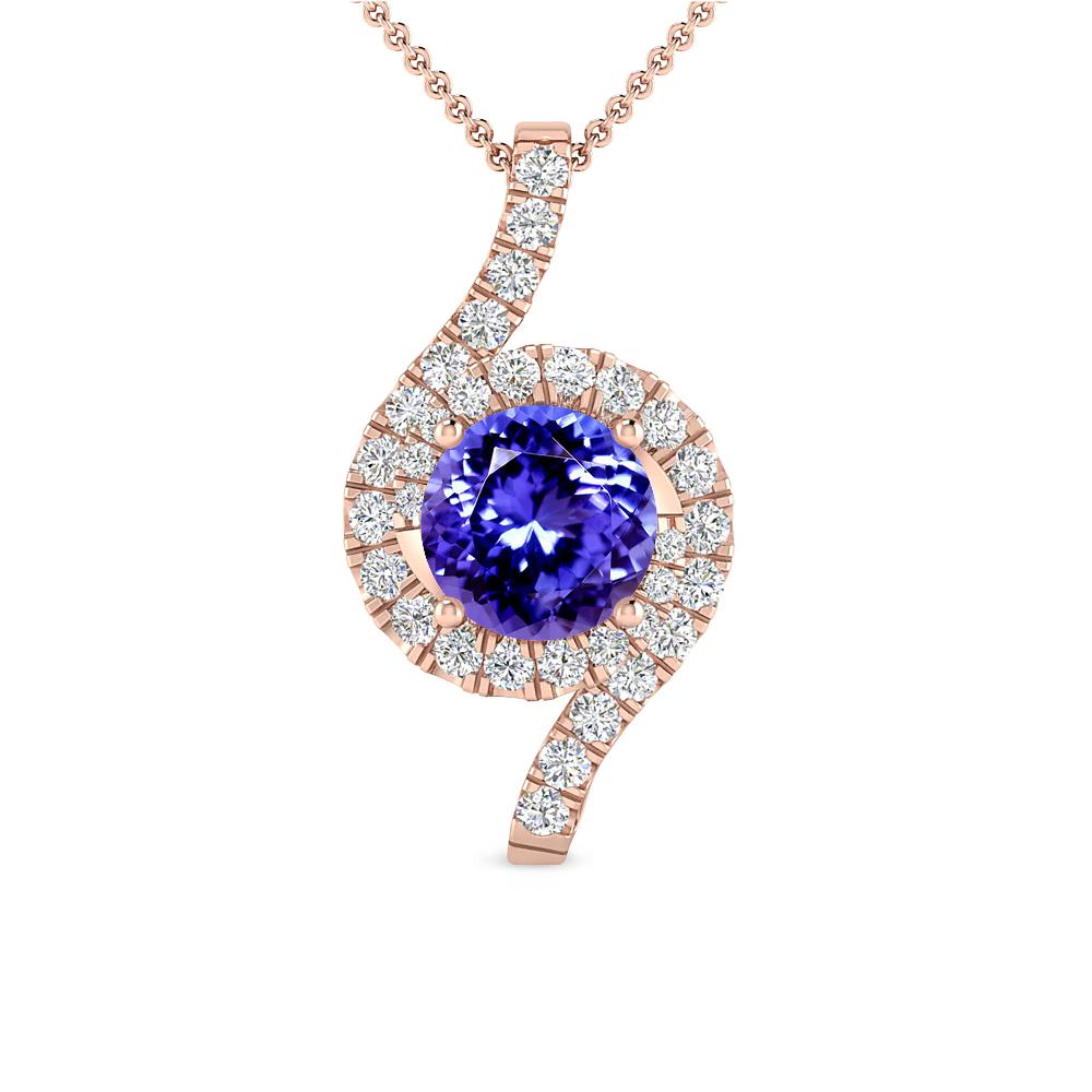 Rose Gold - Tanzanite