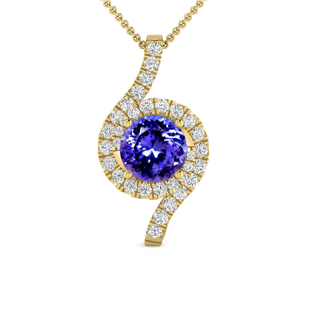 Yellow Gold - Tanzanite