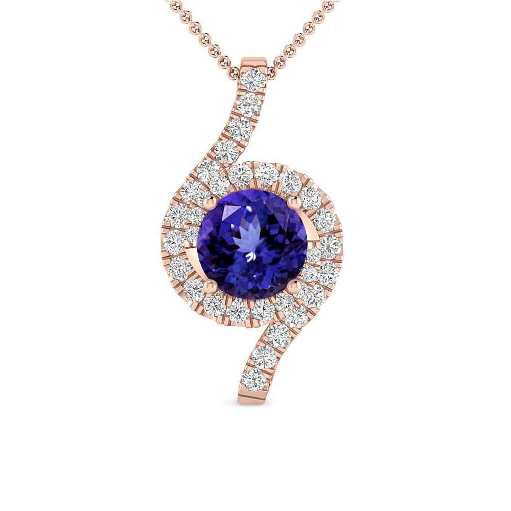 Rose Gold - Tanzanite