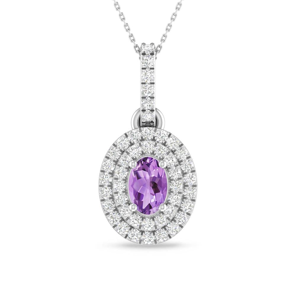 White Gold - Amethyst