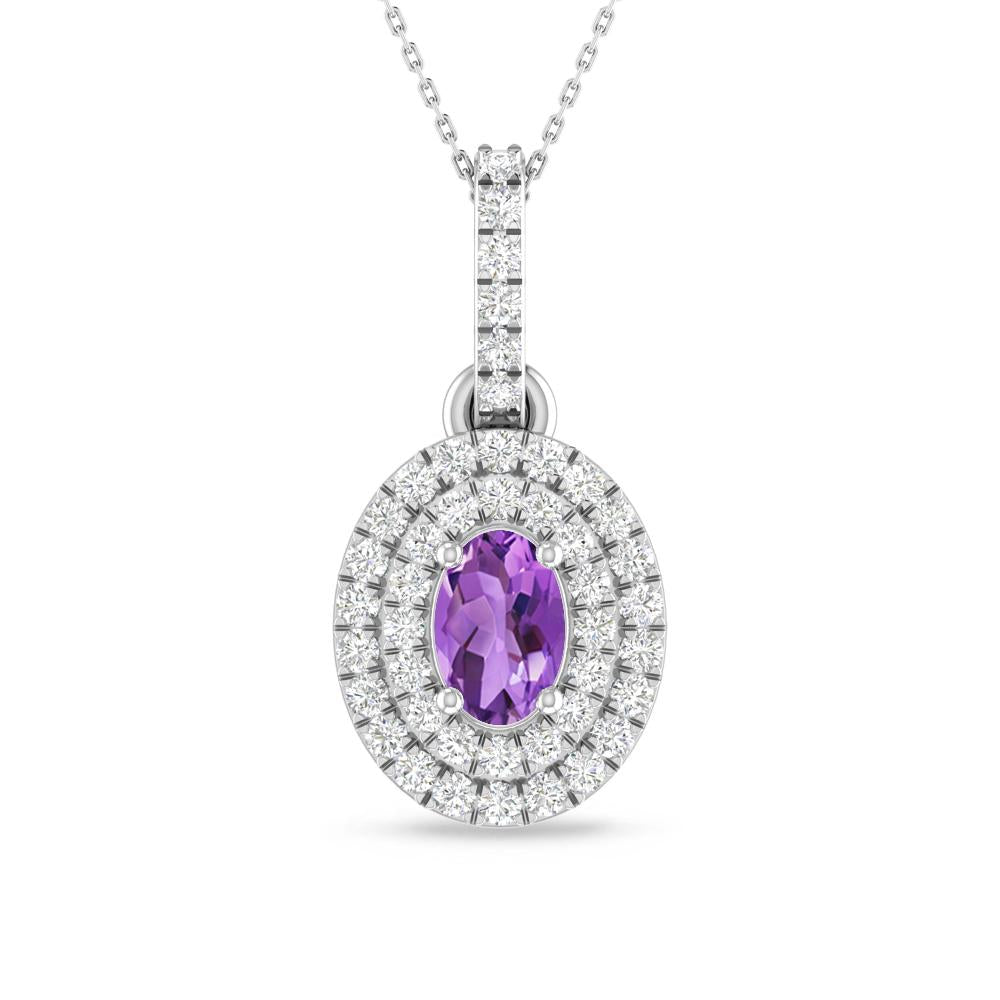 White Gold - Amethyst