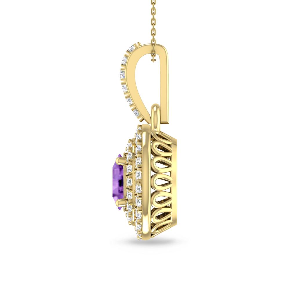Yellow Gold - Amethyst