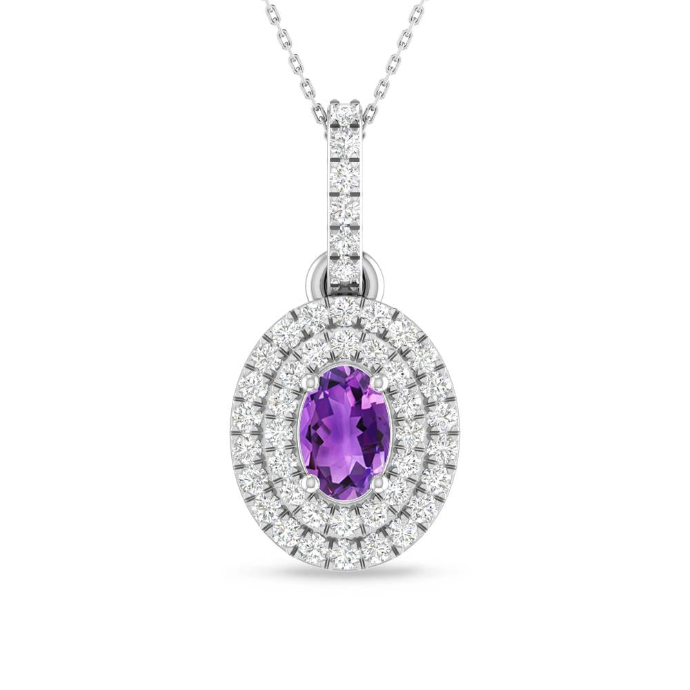 White Gold - Amethyst