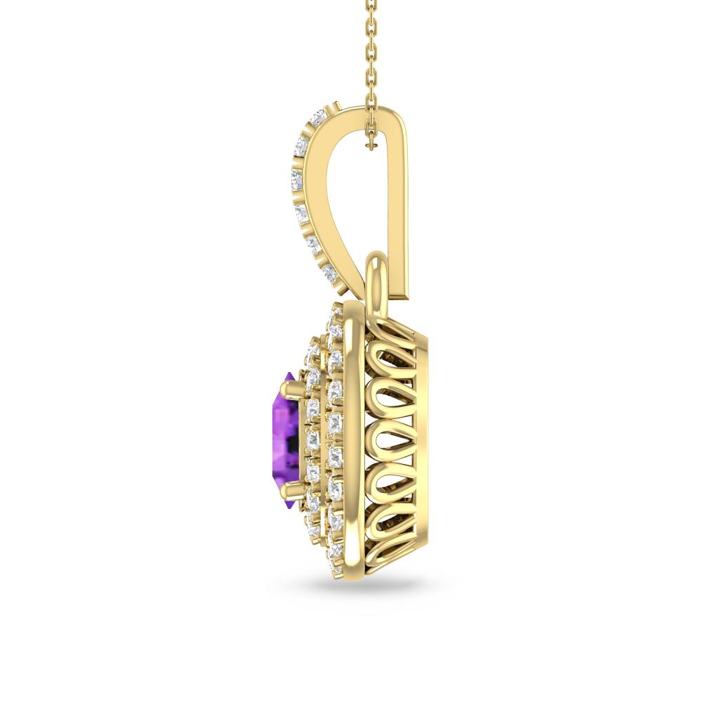 Yellow Gold - Amethyst