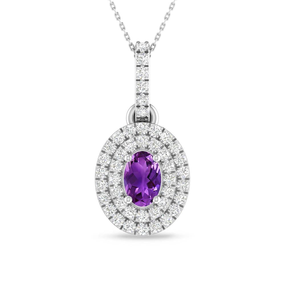 White Gold - Amethyst