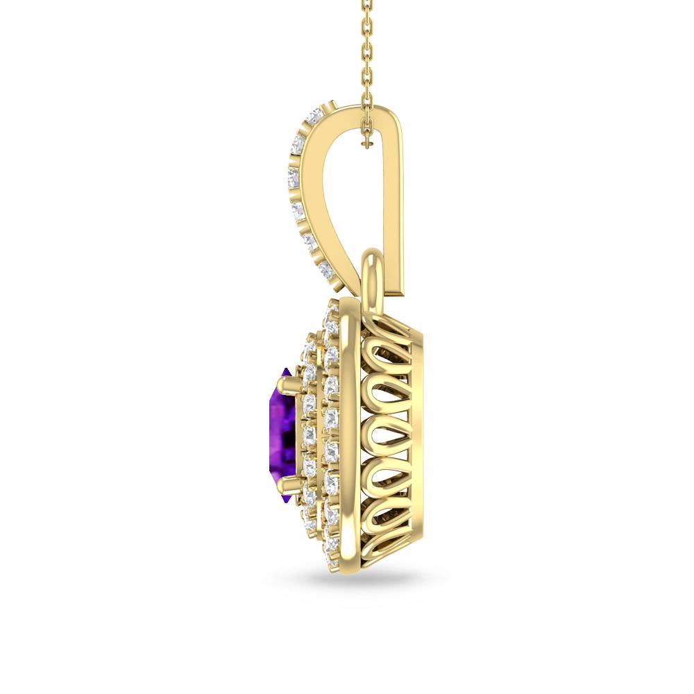 Yellow Gold - Amethyst