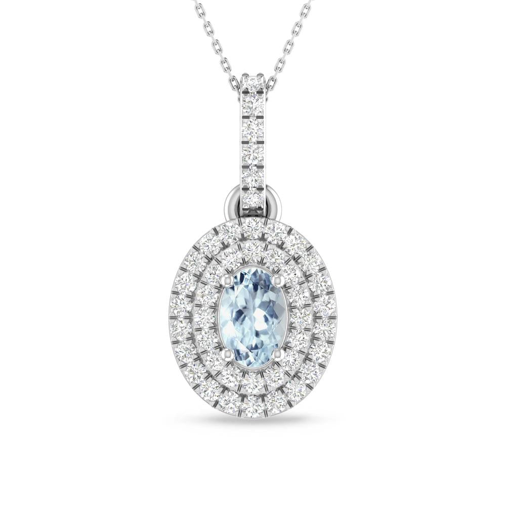 White Gold - Aquamarine
