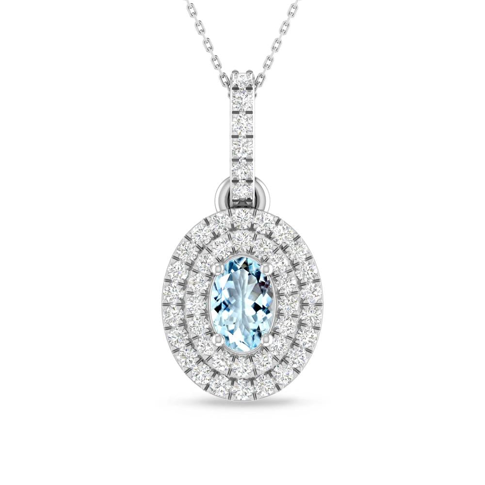 White Gold - Aquamarine