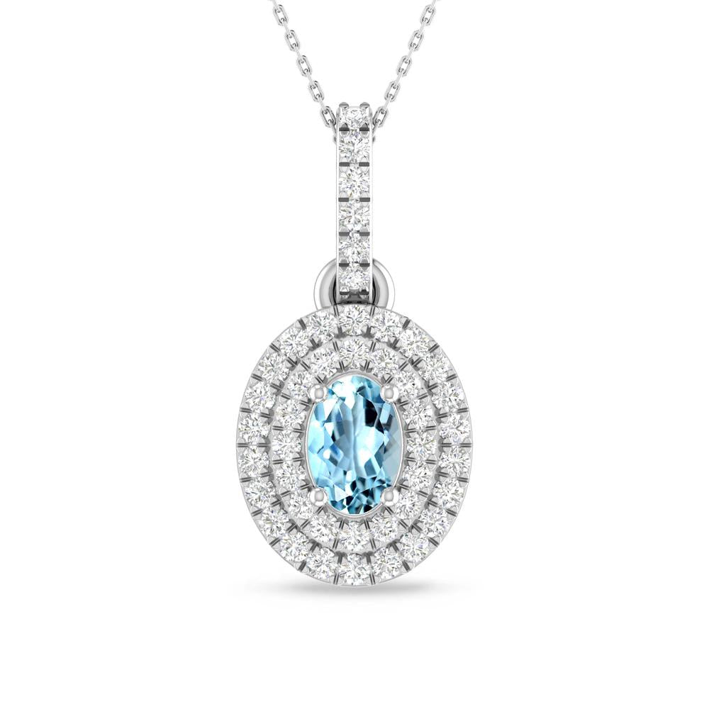 White Gold - Aquamarine
